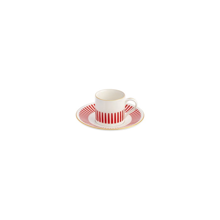 Hermia Alya - Red Juego de tazas de café Hermia Alya - Red Juego de tazas de café